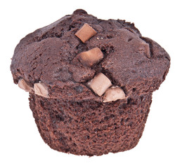 Homemade brown muffin