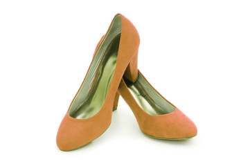 Female shoes in fashion concept