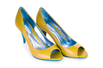 Female shoes in fashion concept