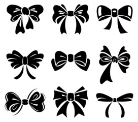 Set of bow.