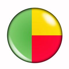 Button flag of Benin
