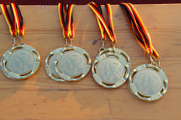 Medaillen für Laufwettbewerbe
