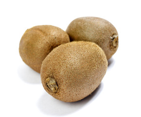 Kiwis   on a white backgroundon