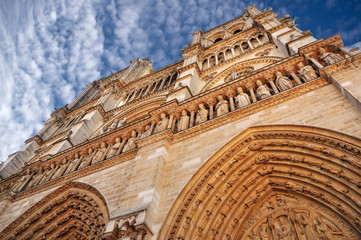 Obraz premium Notre Dame cathedral in Paris