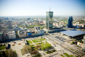 Fototapeta Warszawa - panorama obraz