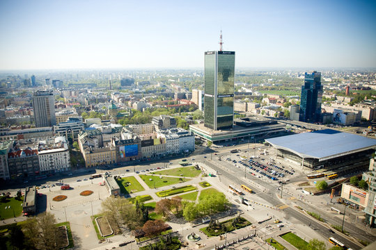 Fototapeta Warszawa - panorama