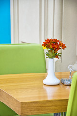 Table in a restaurant