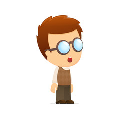 funny cartoon genius