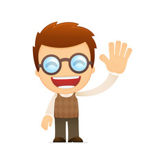 funny cartoon genius