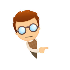 funny cartoon genius