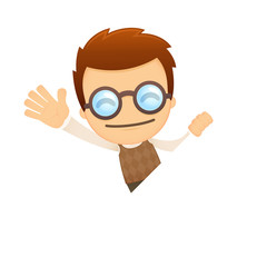 funny cartoon genius