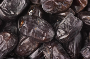 Dried dates close-up