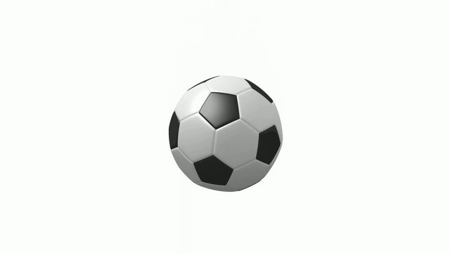 Animation eines springenden Fussballs (Full HD, 30 FPS)