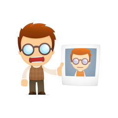 funny cartoon genius