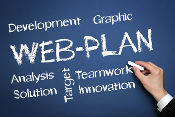 Obraz premium Web Plan