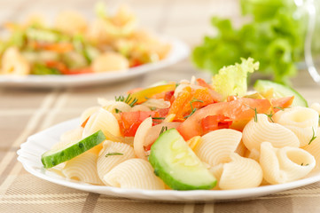 Pasta with vegetables