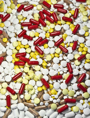 Pills background
