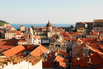 Fototapeta na wymiar Panoramic view of Dubrovnik, Croatia