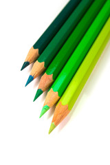 Green Color Pencils