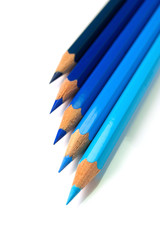 Blue Color Pencils