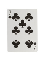 Playing card (seven)