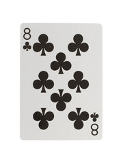 Playing card (eight)