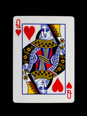 Playing card (queen)