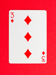 Playing card (three)