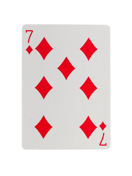 Playing card (seven)