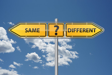 Same or different?
