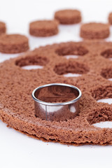 Tortenboden ausstechen