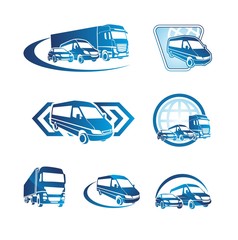 Set of transport icons