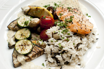 Fish with vegetables