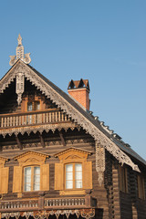 Russisches Blockhaus, Detail