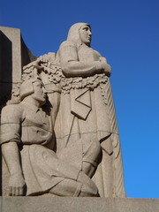 Naklejka premium Sculptural group 