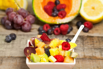 greedy fruit salad