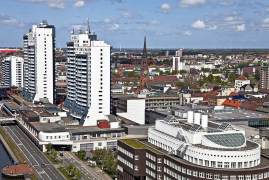 &uuml;ber den D&auml;chern Bremerhavens