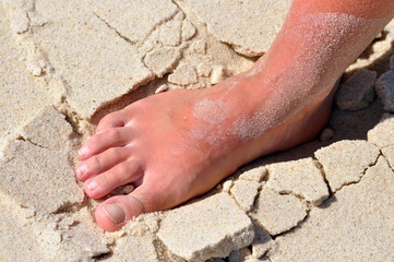 Füsse im Sand