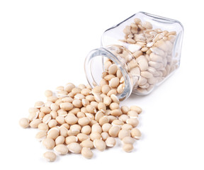 val scattered on a white background