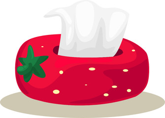 strawberry box of tissue