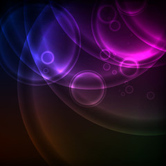 Shiny Circles, EPS10 Vector Background