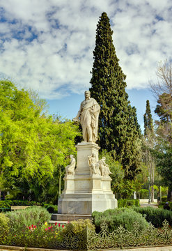 Ioannis Varvakis statue, Athens, Greece
