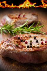 grilled meat fillet