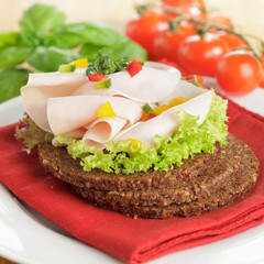 Putenbrust auf Vollkornbrot