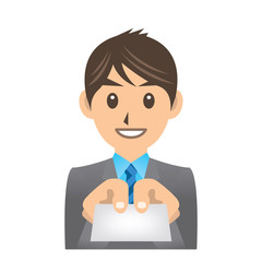 サラリーマン D BI 名刺 イラスト