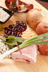 ingredients for traditional dish