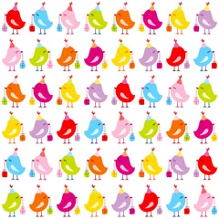 Seamless Pattern 48 Birthday Birds © Jan Engel