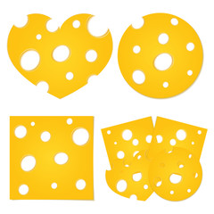 Slices of cheese