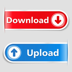Download and Upload Buttons