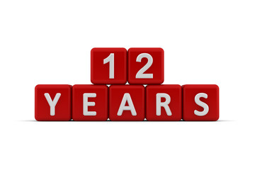 Red letter cubes 12 years